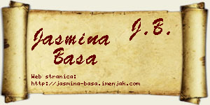 Jasmina Baša vizit kartica